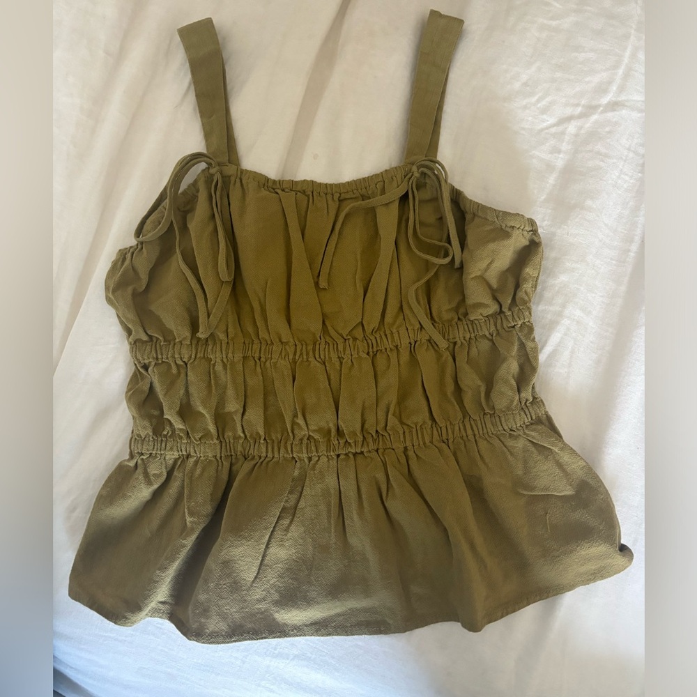Universal Thread Peplum Woven Tank Top